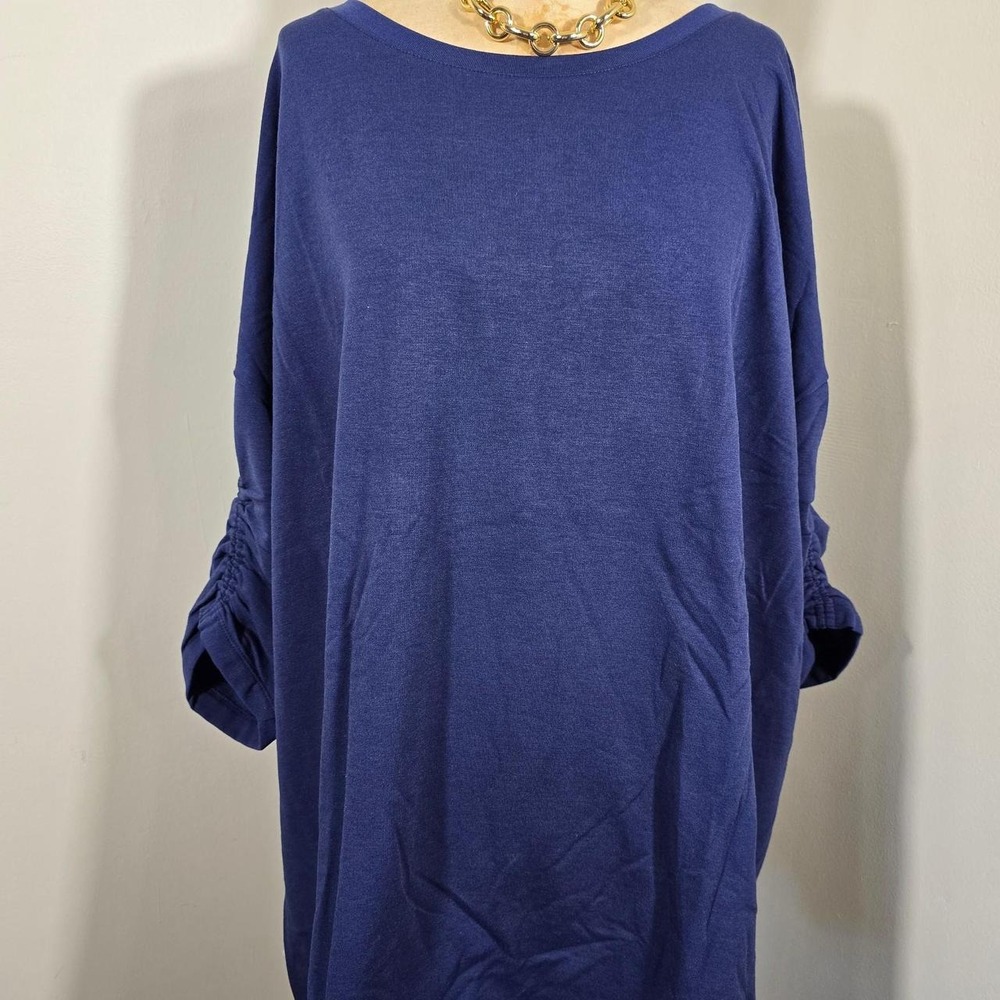 Woman Within 5X 38/40 cozy fleece sweatshirt top